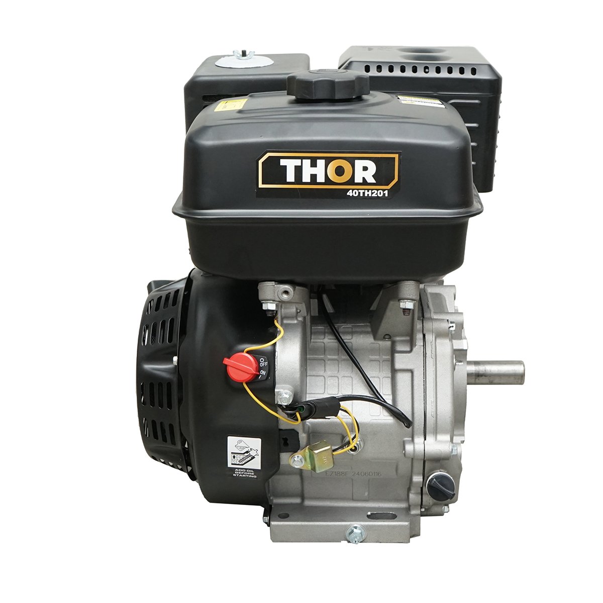 Motor pe benzina 13CP, 4 timpi, ax cu pana 25mm, 389cc pornire sfoara THOR